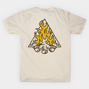 Line art bonfire T-Shirt